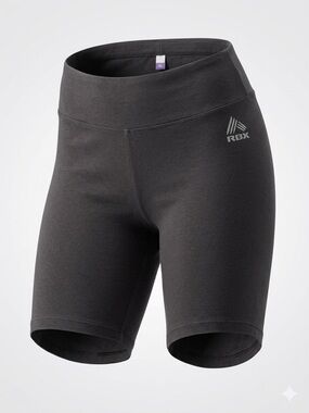 Reebok Gray Women’s Biker Shorts Inseam 8” X 13” A0148